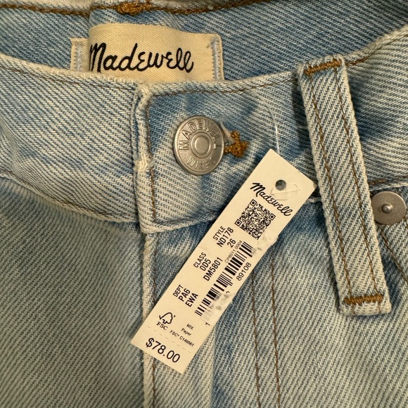 Madewell Jean Shorts NEW - Picture 3 of 3